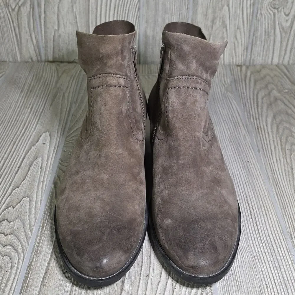 Paul Green Boston Mineral Nubuck Leather Ankle Boots
